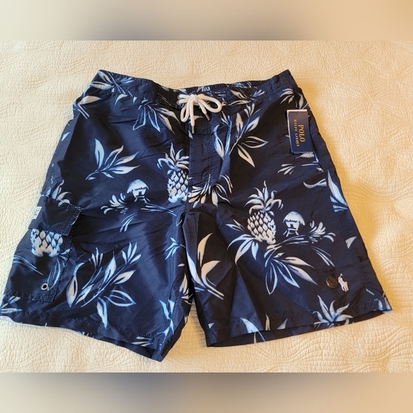 NWT Polo Ralph Lauren Men's Tropical Swim Trunks - Picture 1 of 4